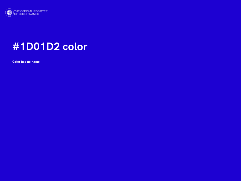 #1D01D2 color image