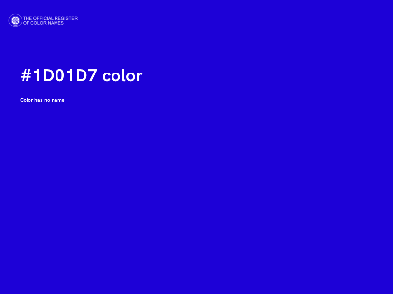 #1D01D7 color image