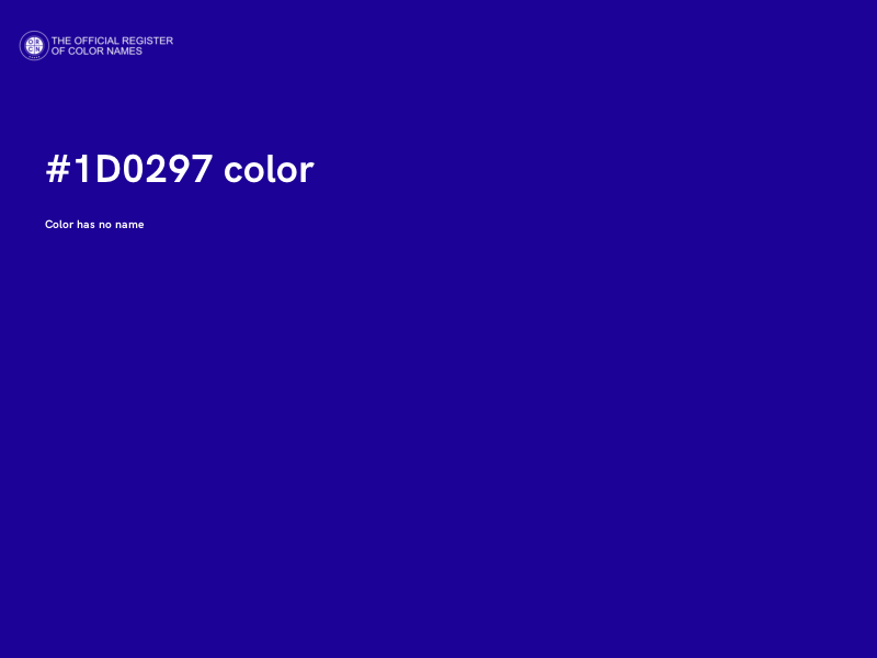 #1D0297 color image