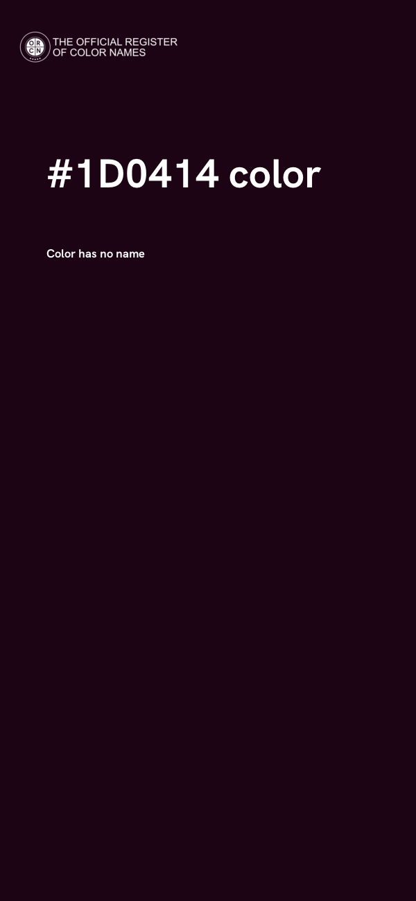 #1D0414 color image