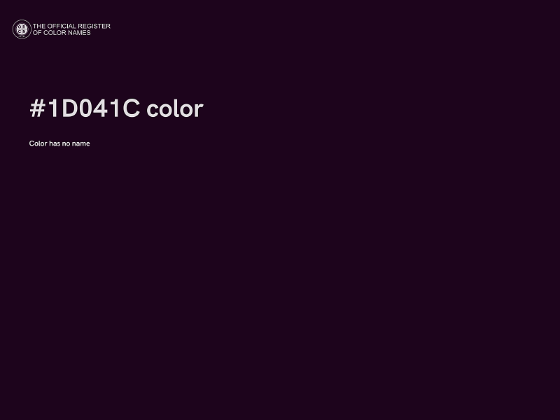#1D041C color image