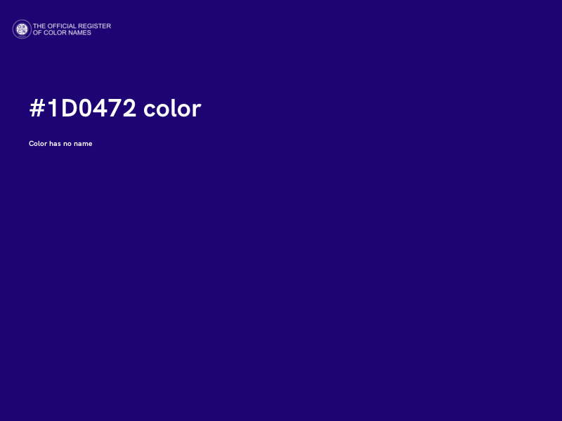 #1D0472 color image