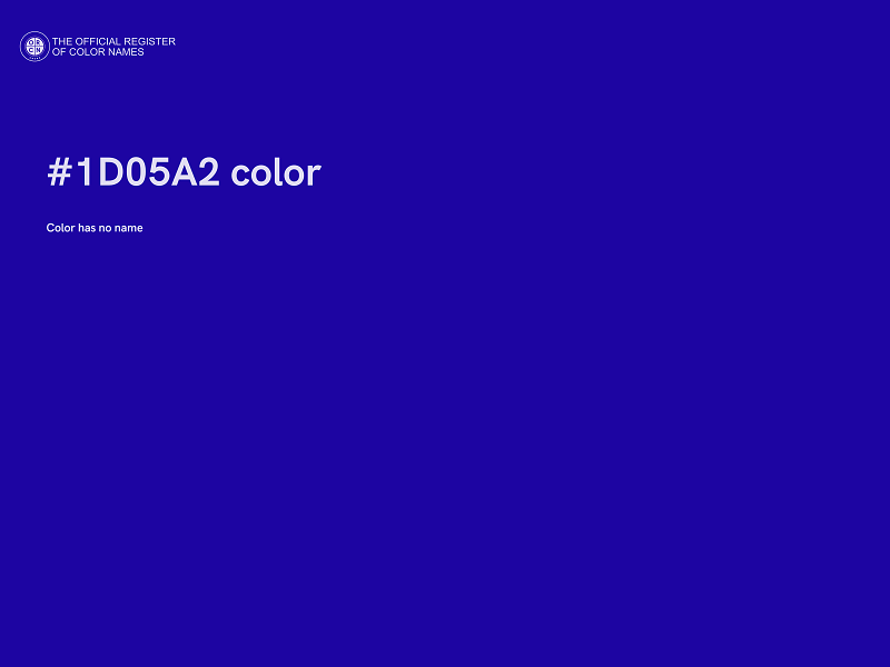 #1D05A2 color image