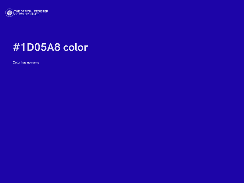 #1D05A8 color image