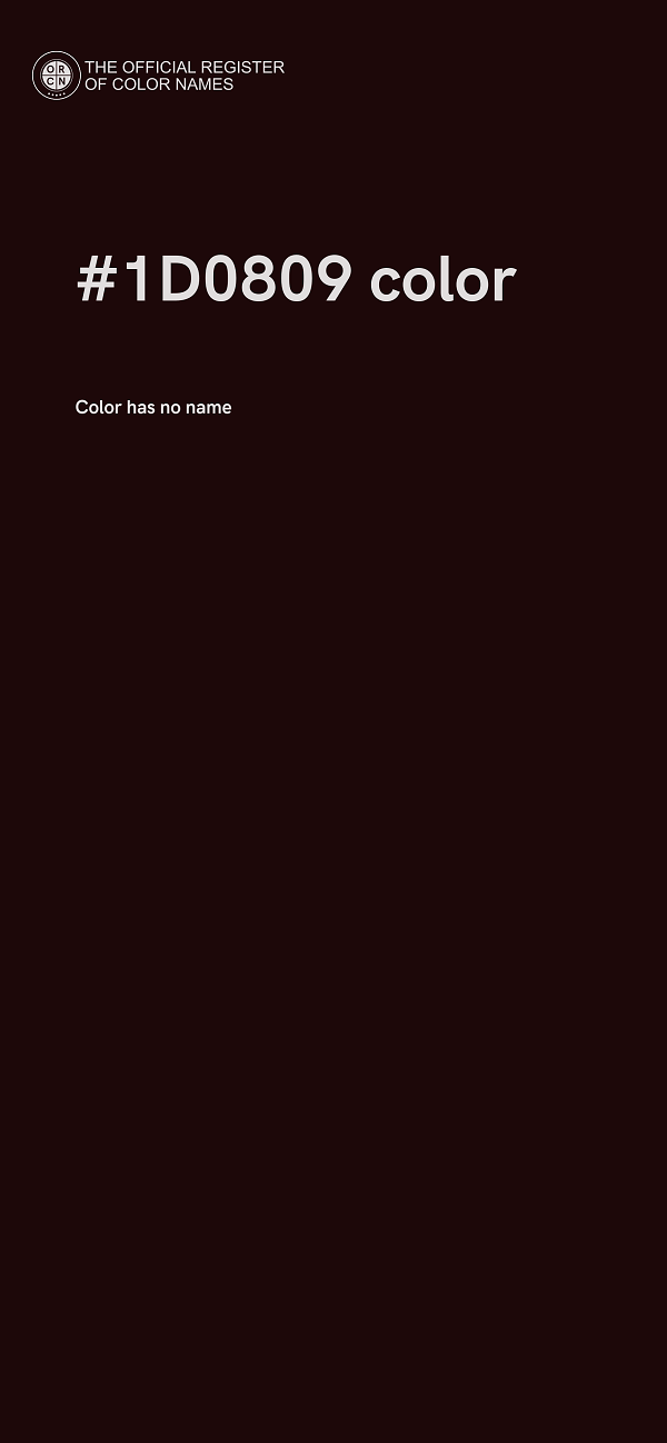 #1D0809 color image