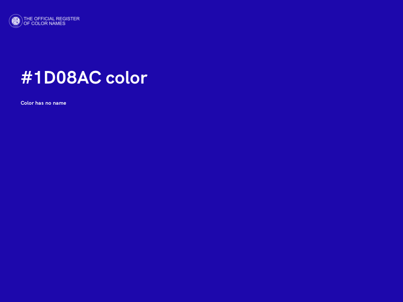 #1D08AC color image