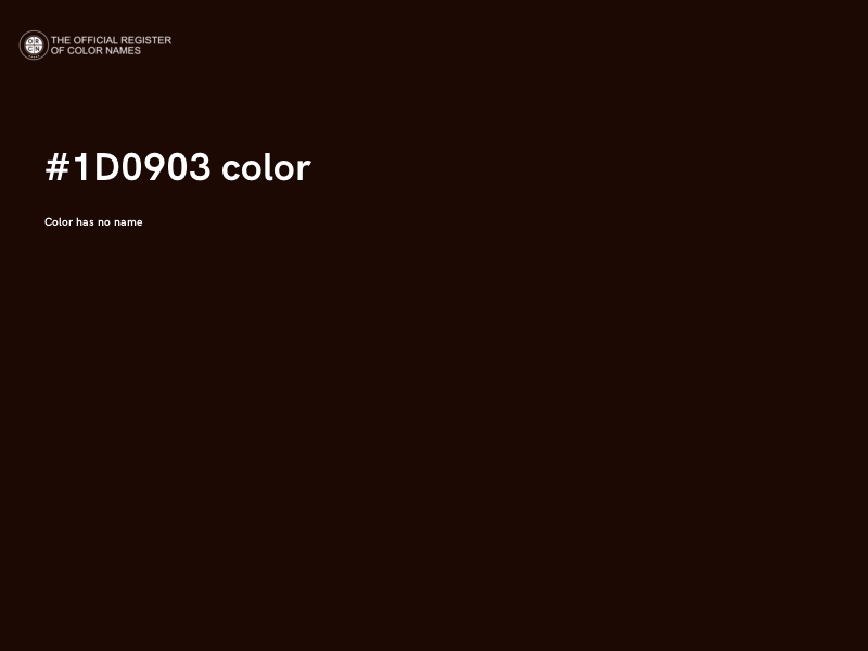 #1D0903 color image