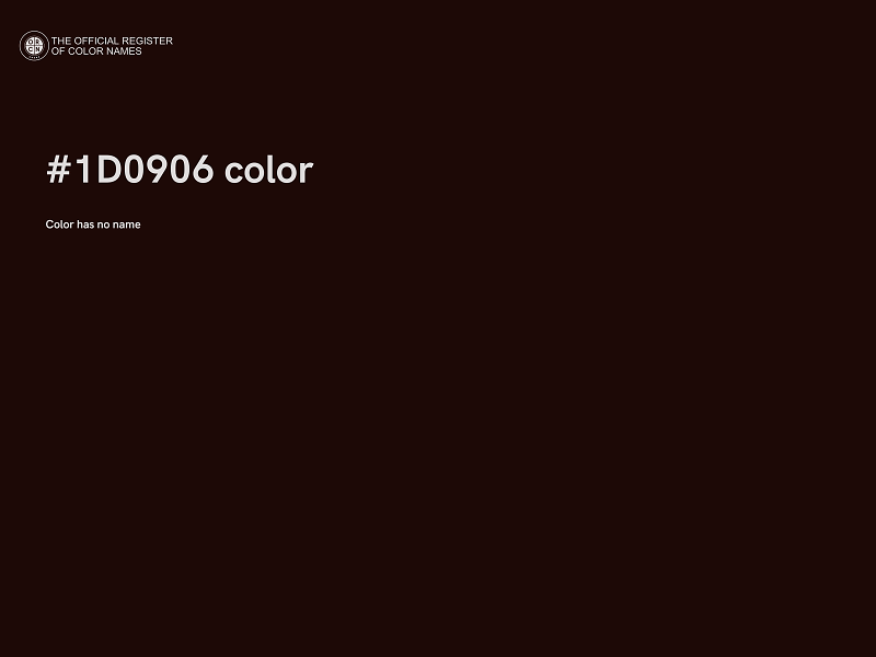 #1D0906 color image