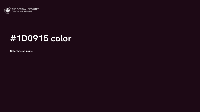 #1D0915 color image