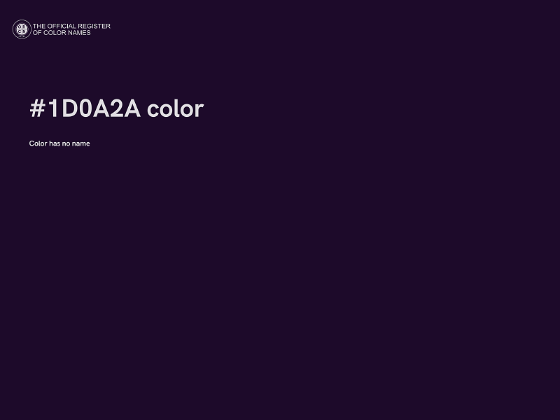 #1D0A2A color image