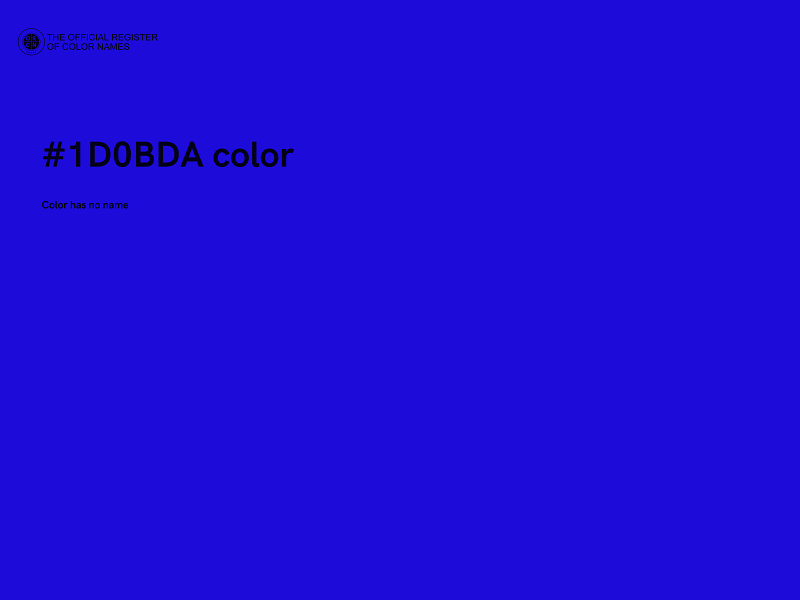 #1D0BDA color image
