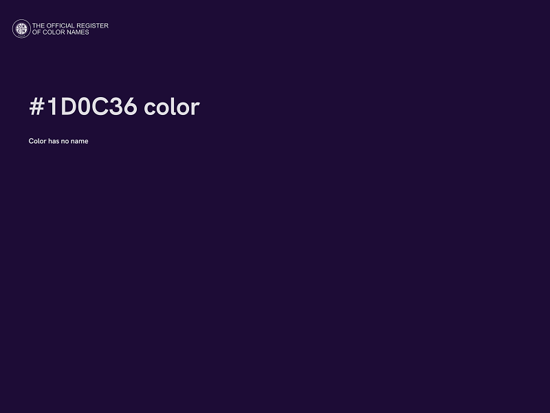 #1D0C36 color image