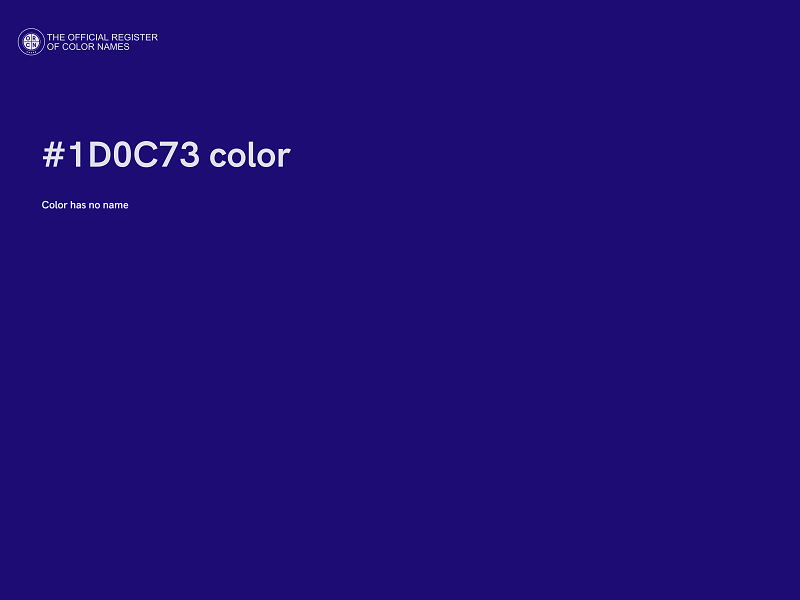 #1D0C73 color image