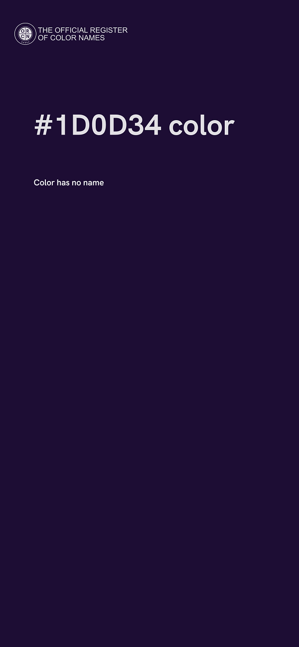 #1D0D34 color image