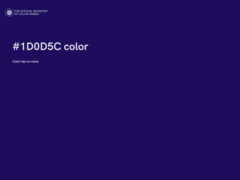 #1D0D5C color image