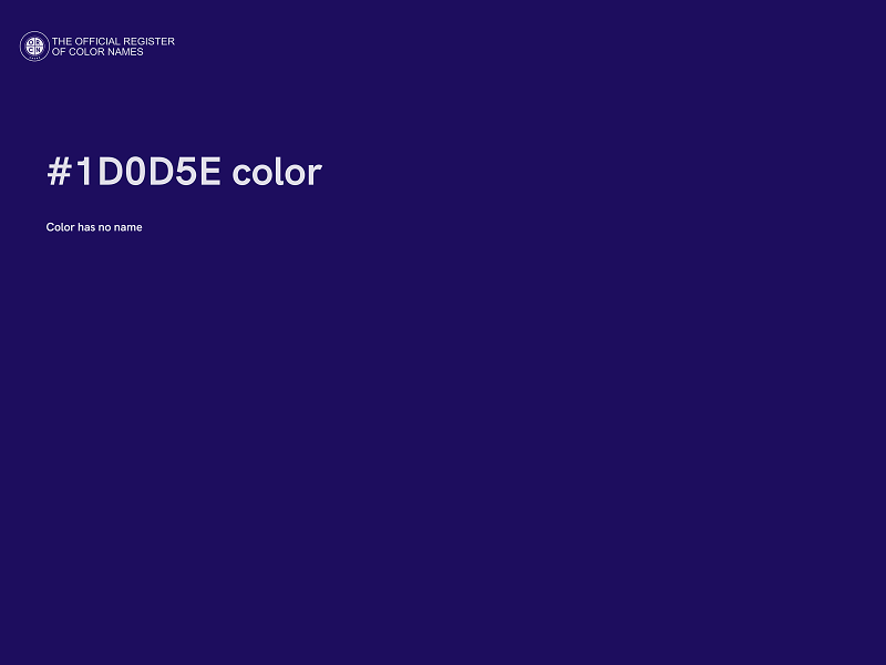 #1D0D5E color image