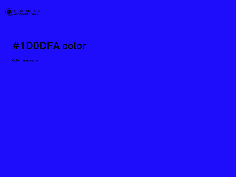 #1D0DFA color image