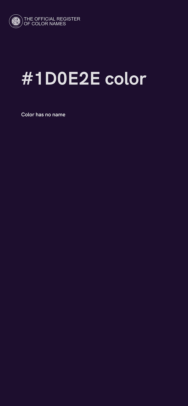 #1D0E2E color image