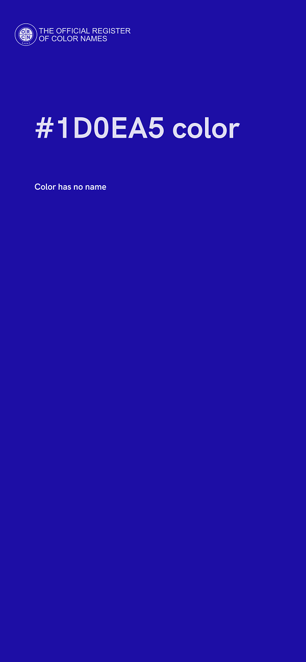 #1D0EA5 color image