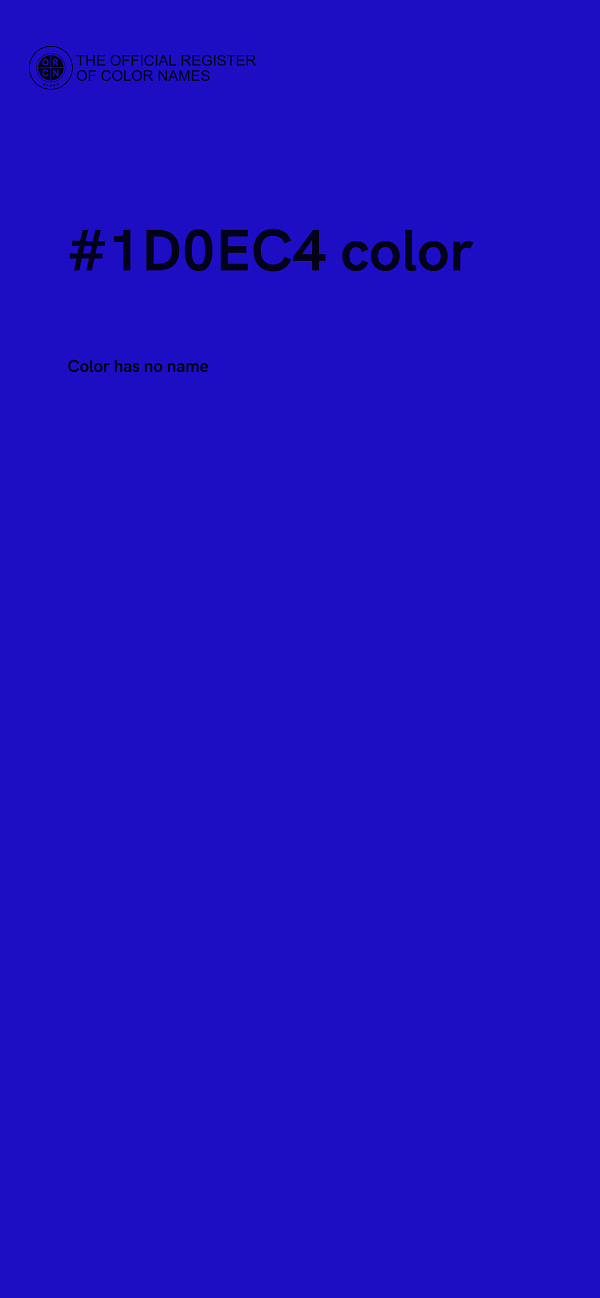 #1D0EC4 color image