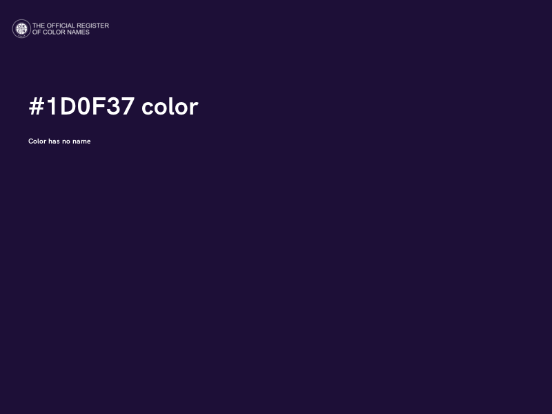 #1D0F37 color image