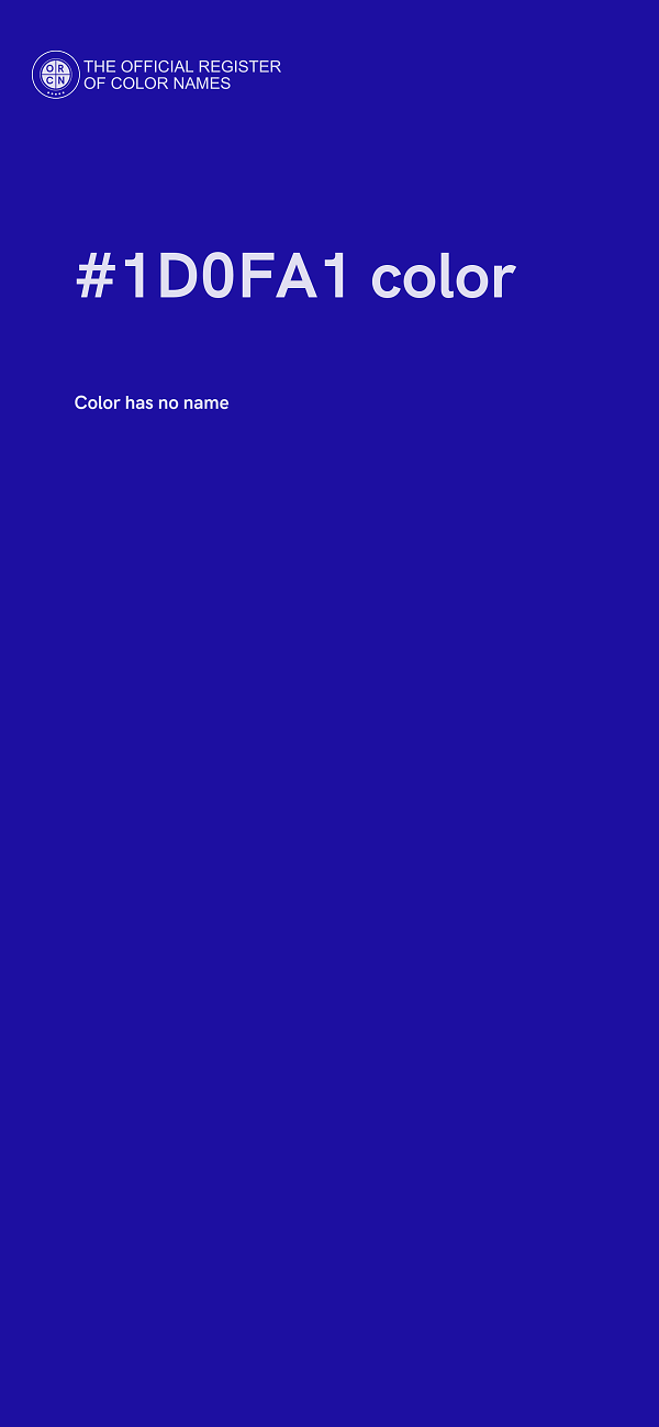 #1D0FA1 color image