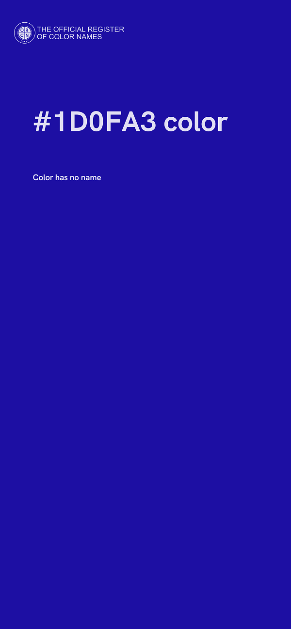 #1D0FA3 color image