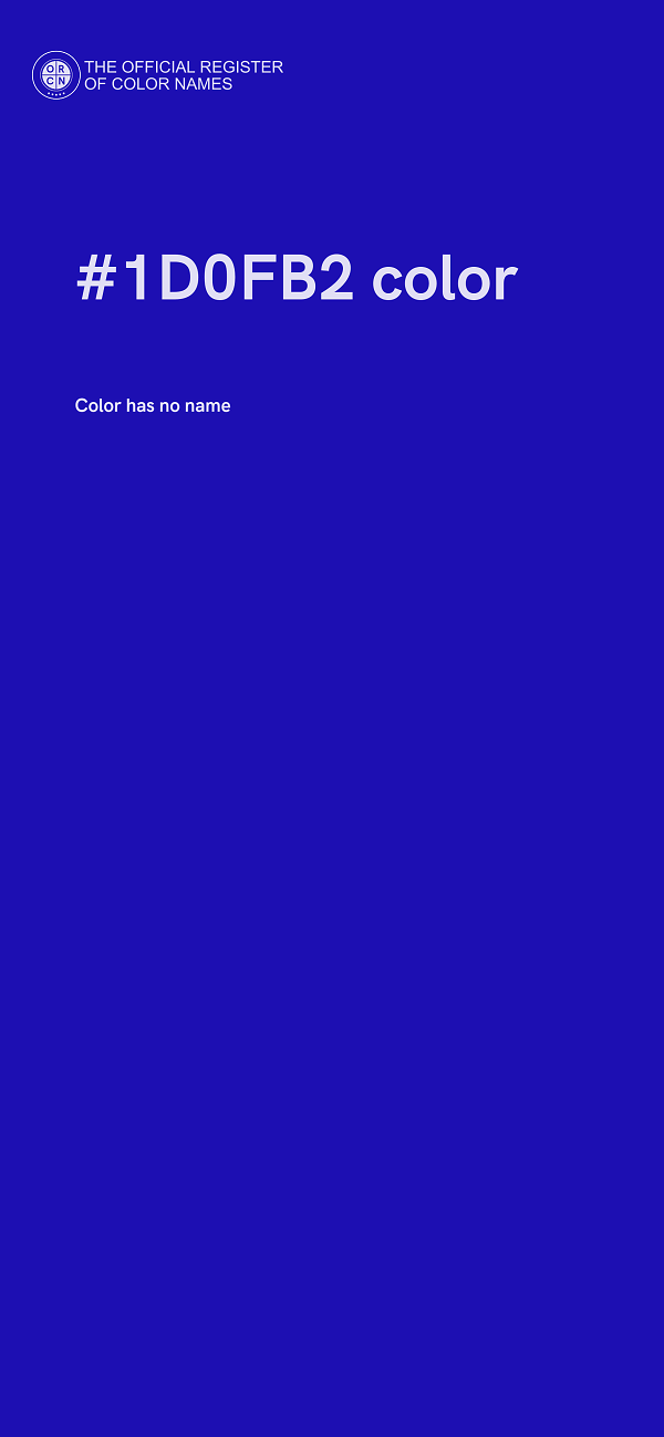 #1D0FB2 color image