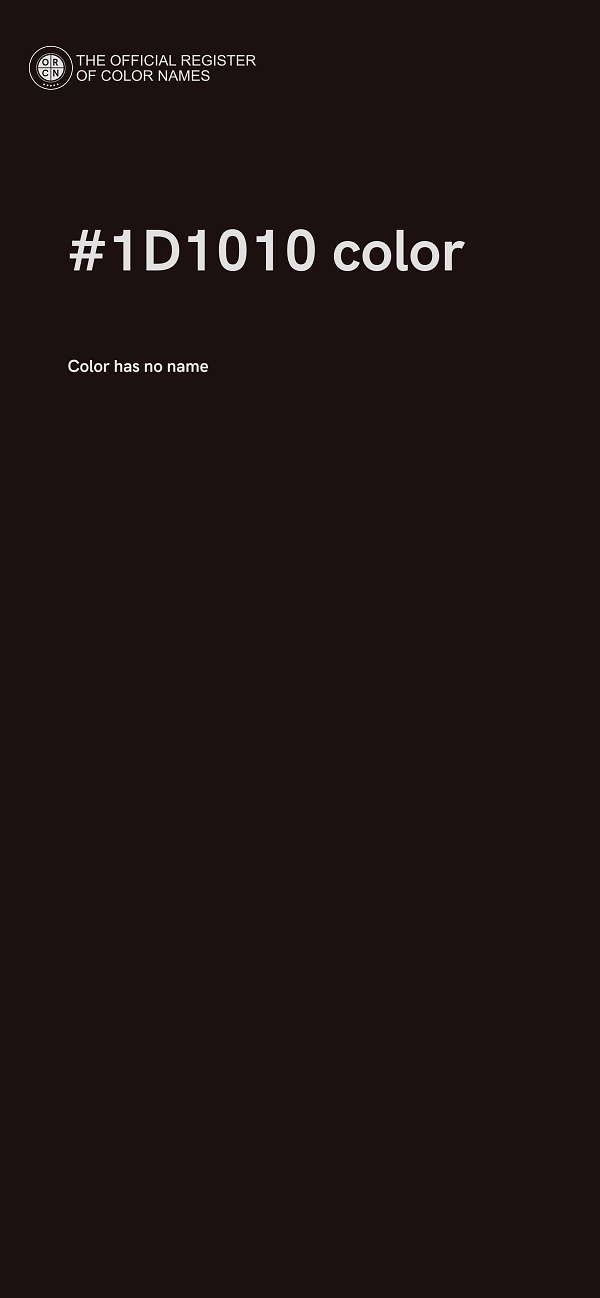 #1D1010 color image