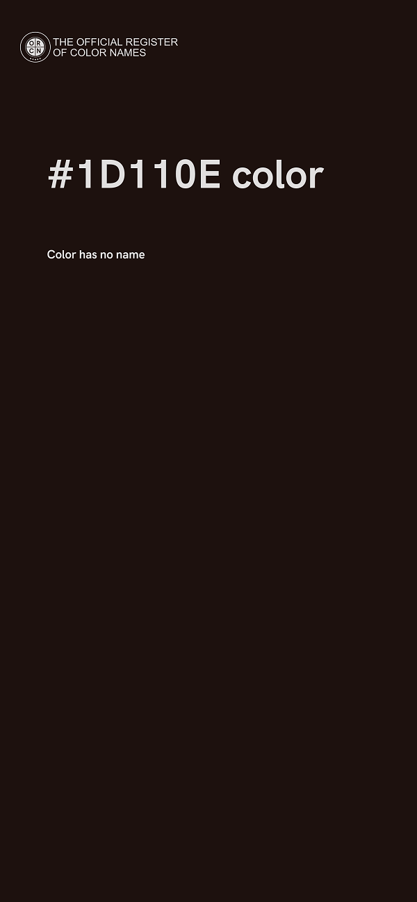 #1D110E color image