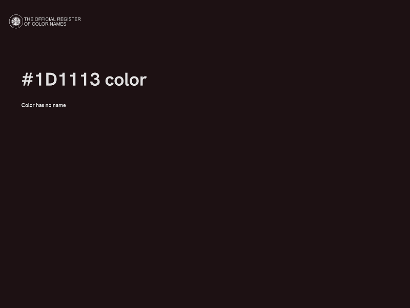 #1D1113 color image