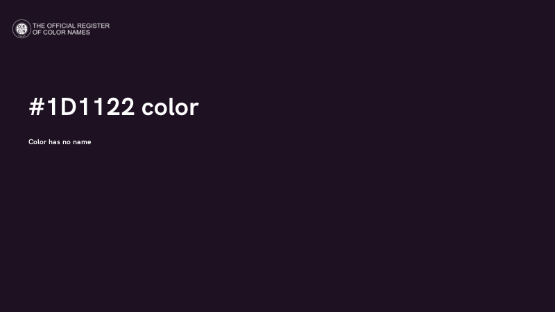 #1D1122 color image
