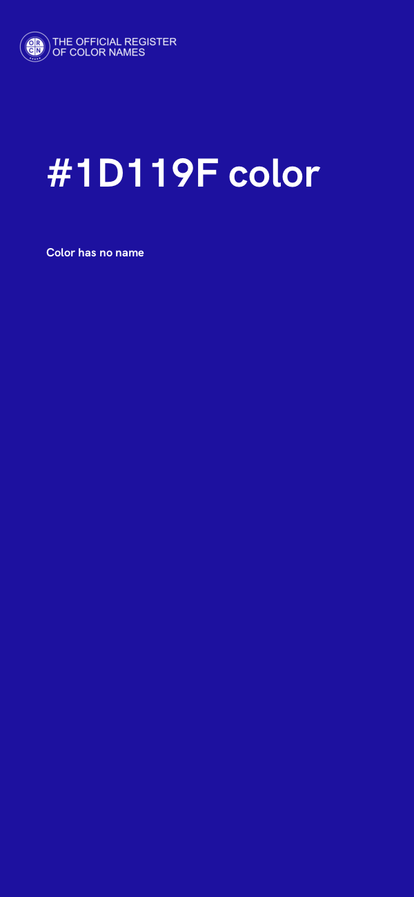 #1D119F color image