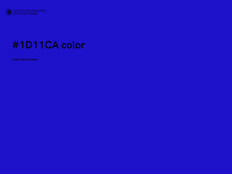 #1D11CA color image