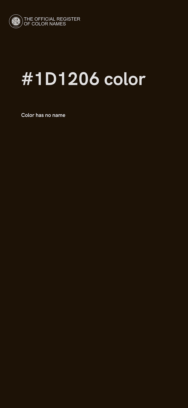 #1D1206 color image