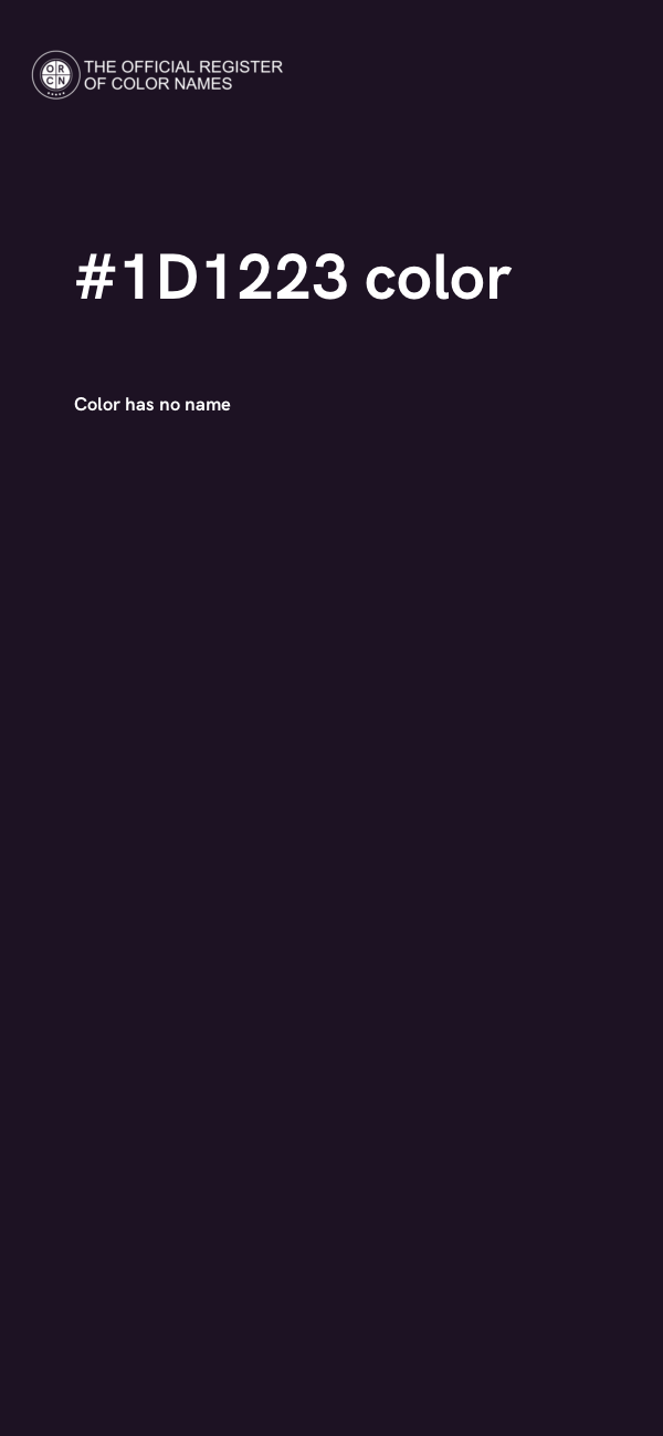#1D1223 color image