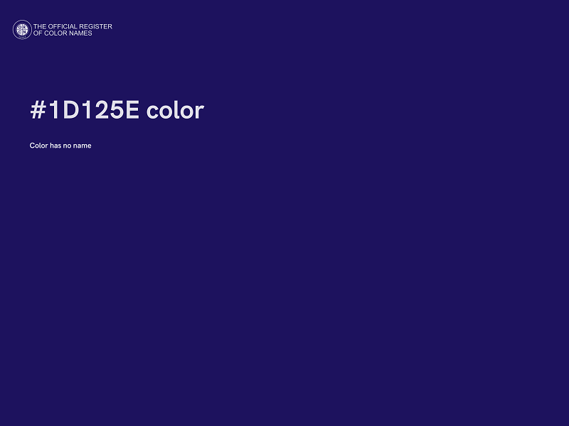 #1D125E color image