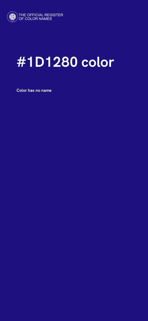 #1D1280 color image