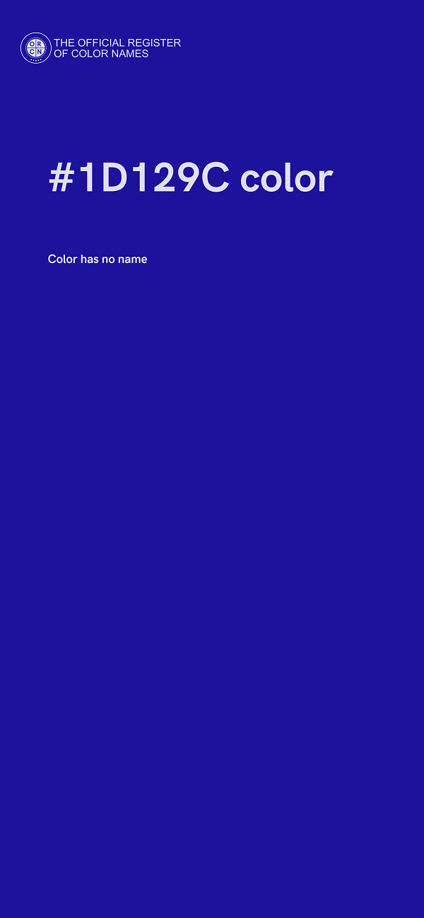 #1D129C color image