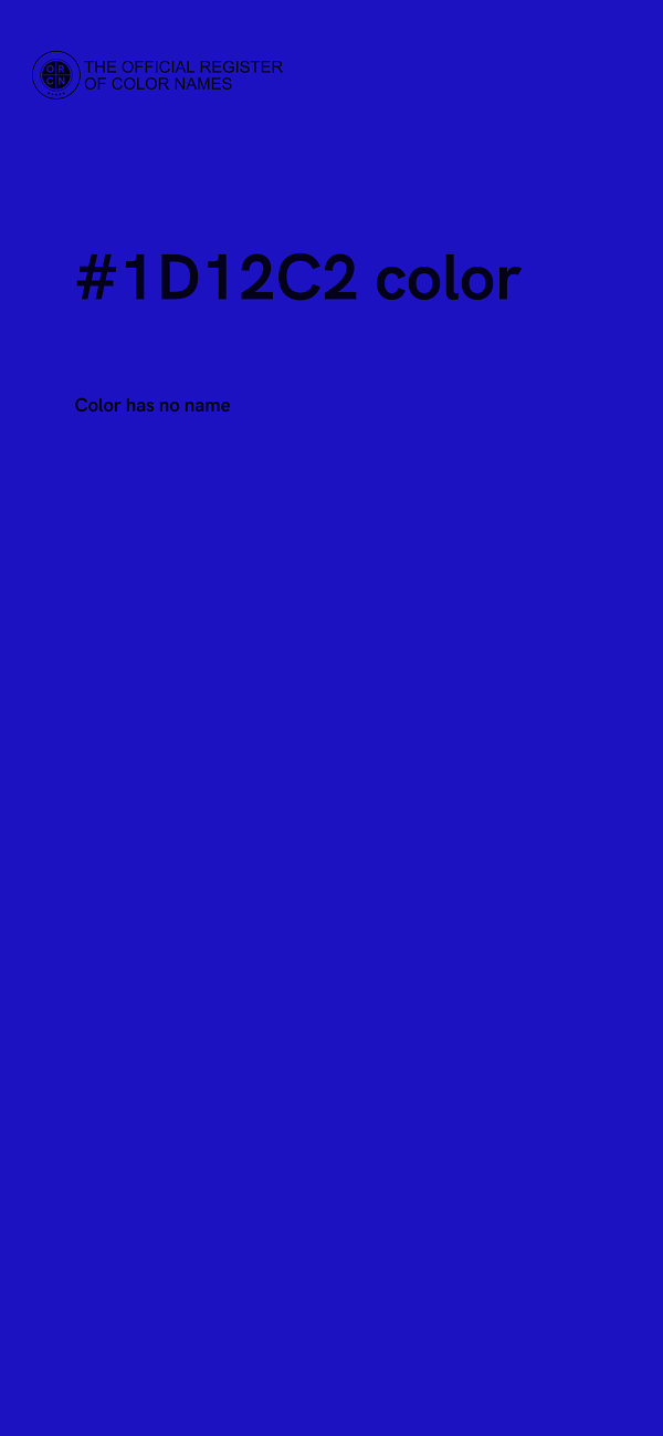#1D12C2 color image