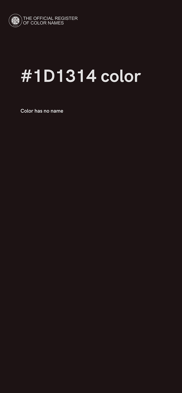 #1D1314 color image
