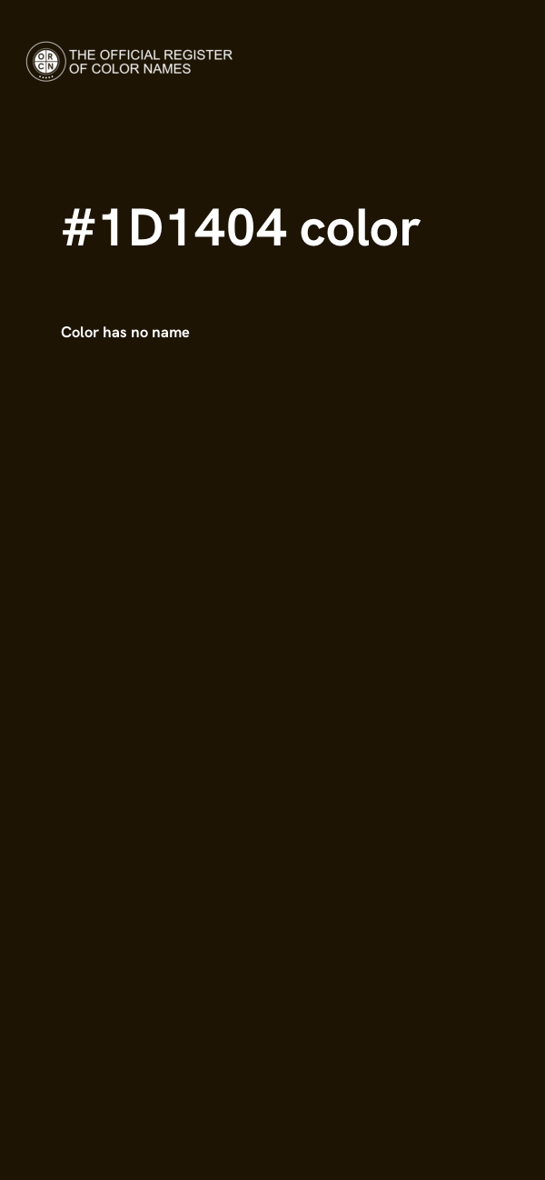 #1D1404 color image