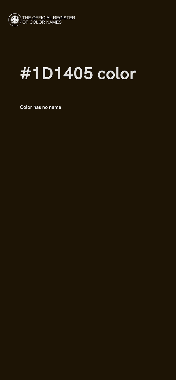 #1D1405 color image