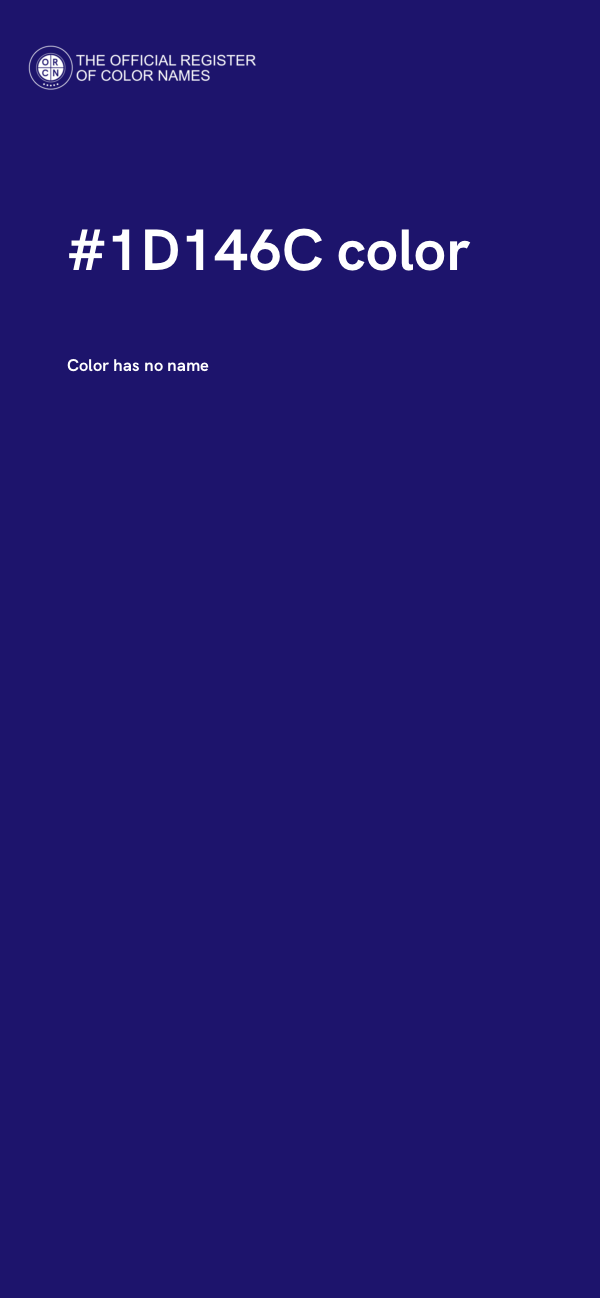 #1D146C color image