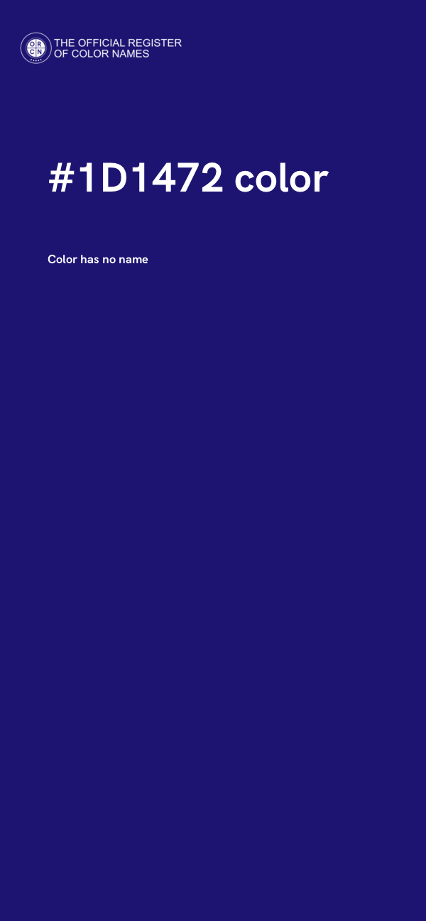 #1D1472 color image