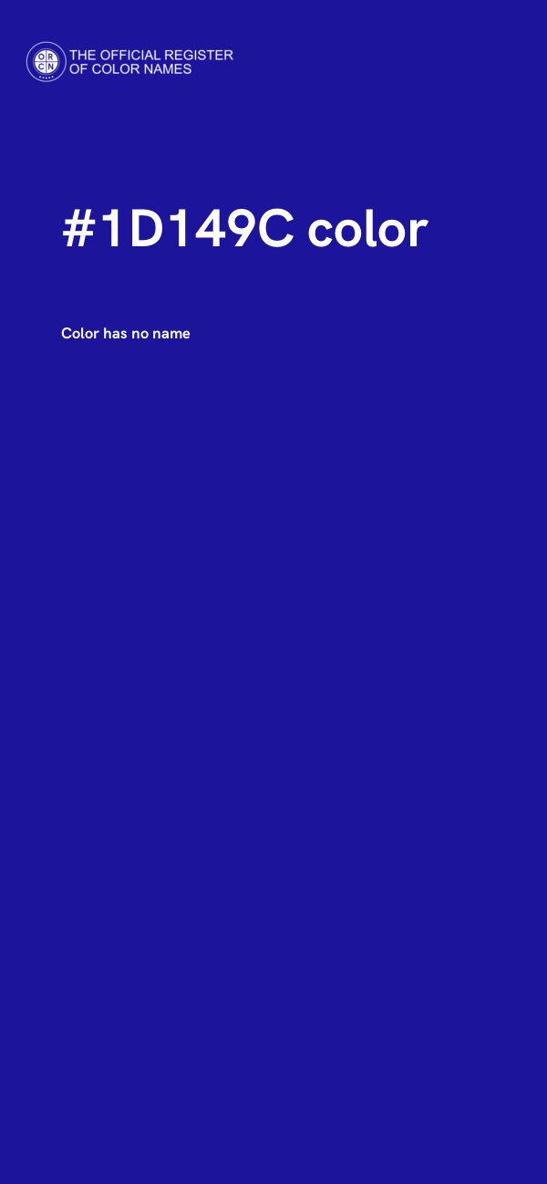 #1D149C color image