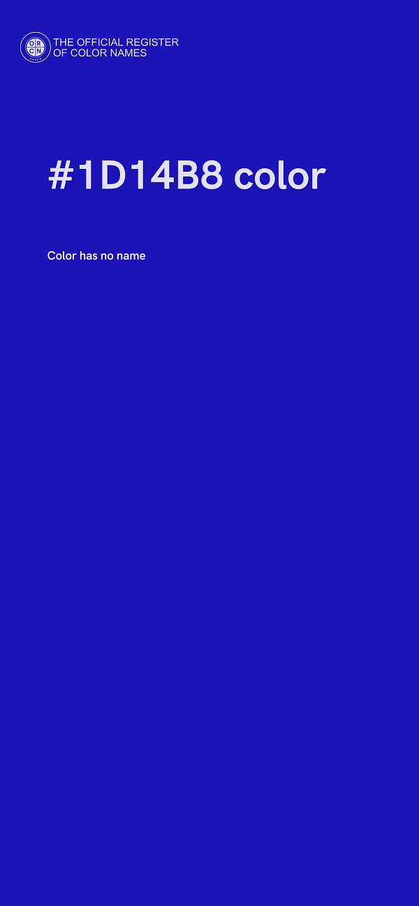 #1D14B8 color image