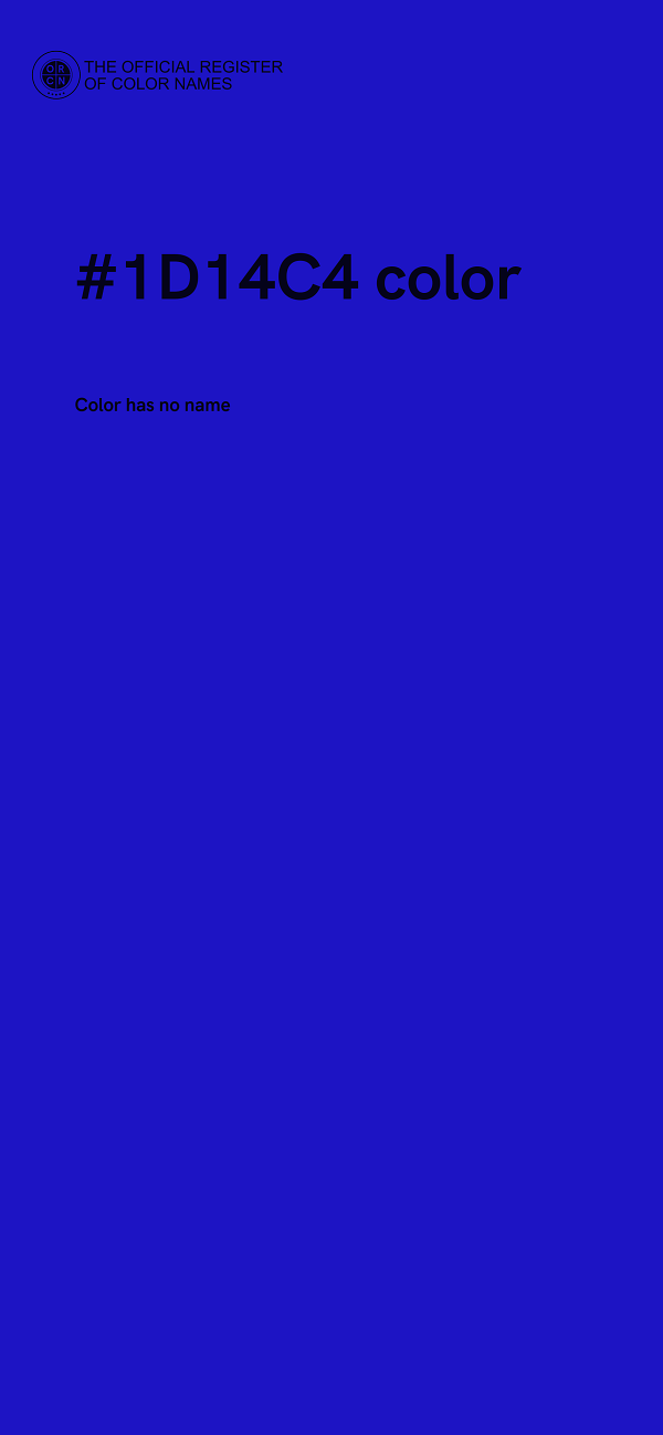 #1D14C4 color image