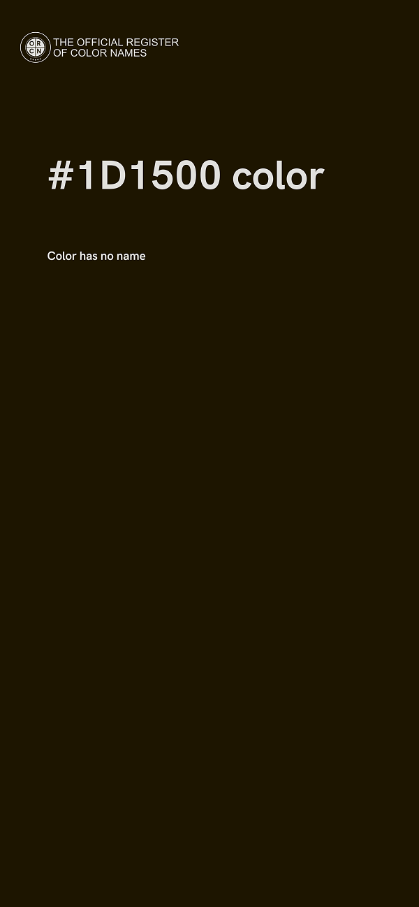 #1D1500 color image