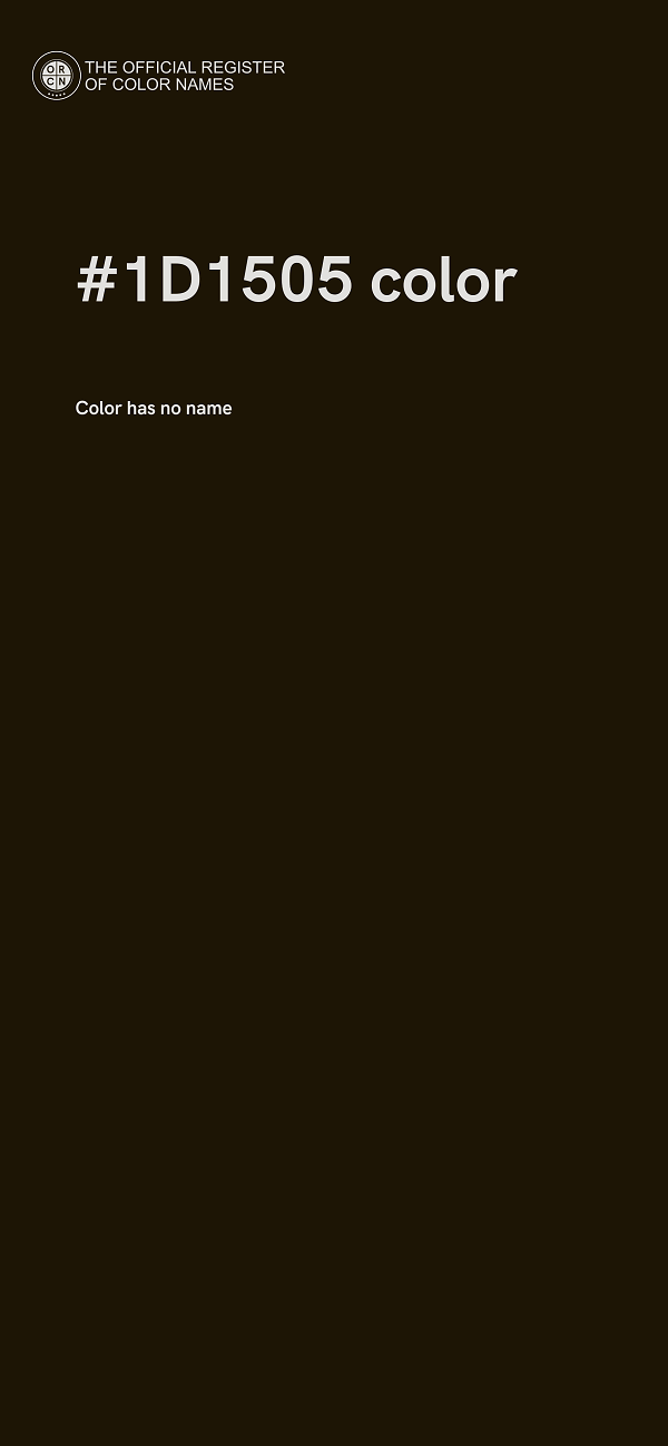 #1D1505 color image